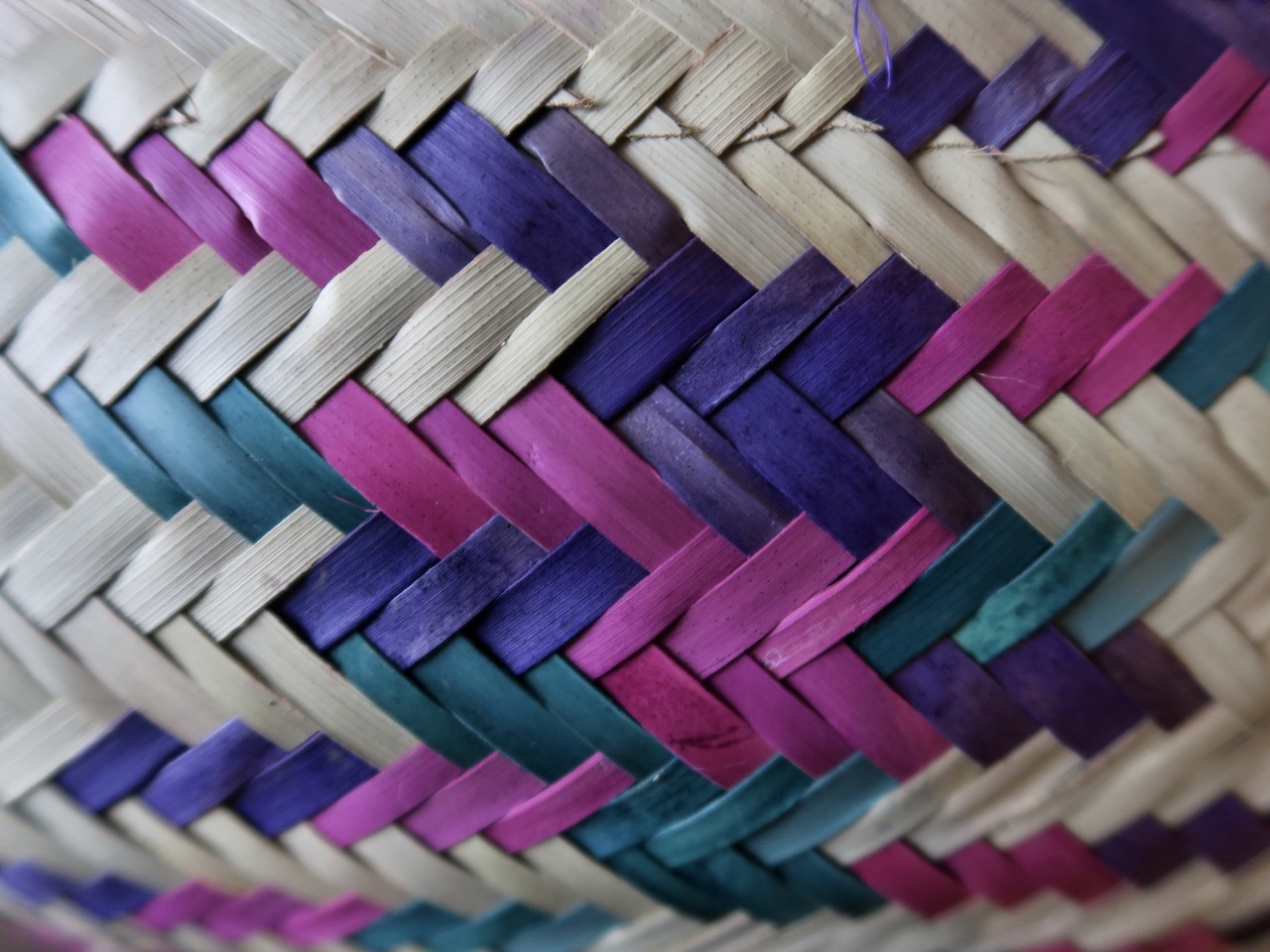 Close up - traditional woven basket