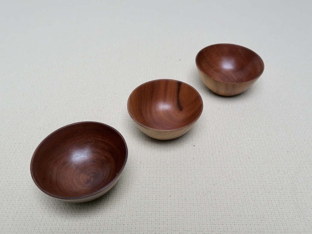 Mahogany bowls