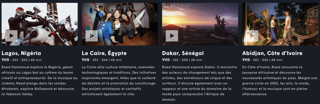 Episodes - docuseries Demain l'Afrique